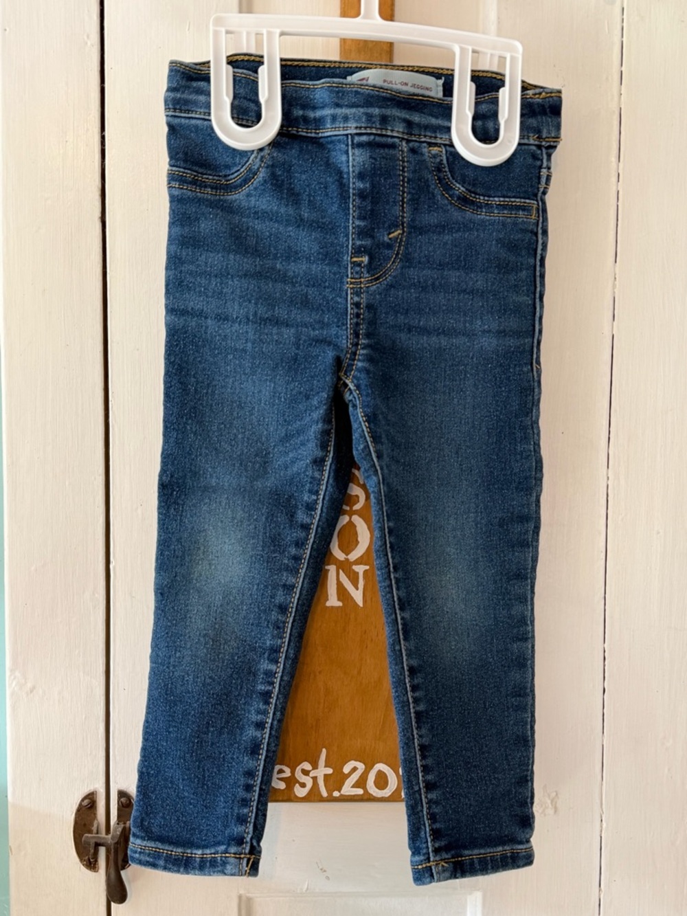 Levi's Kids Dark Blue Stretch Denim Jeans